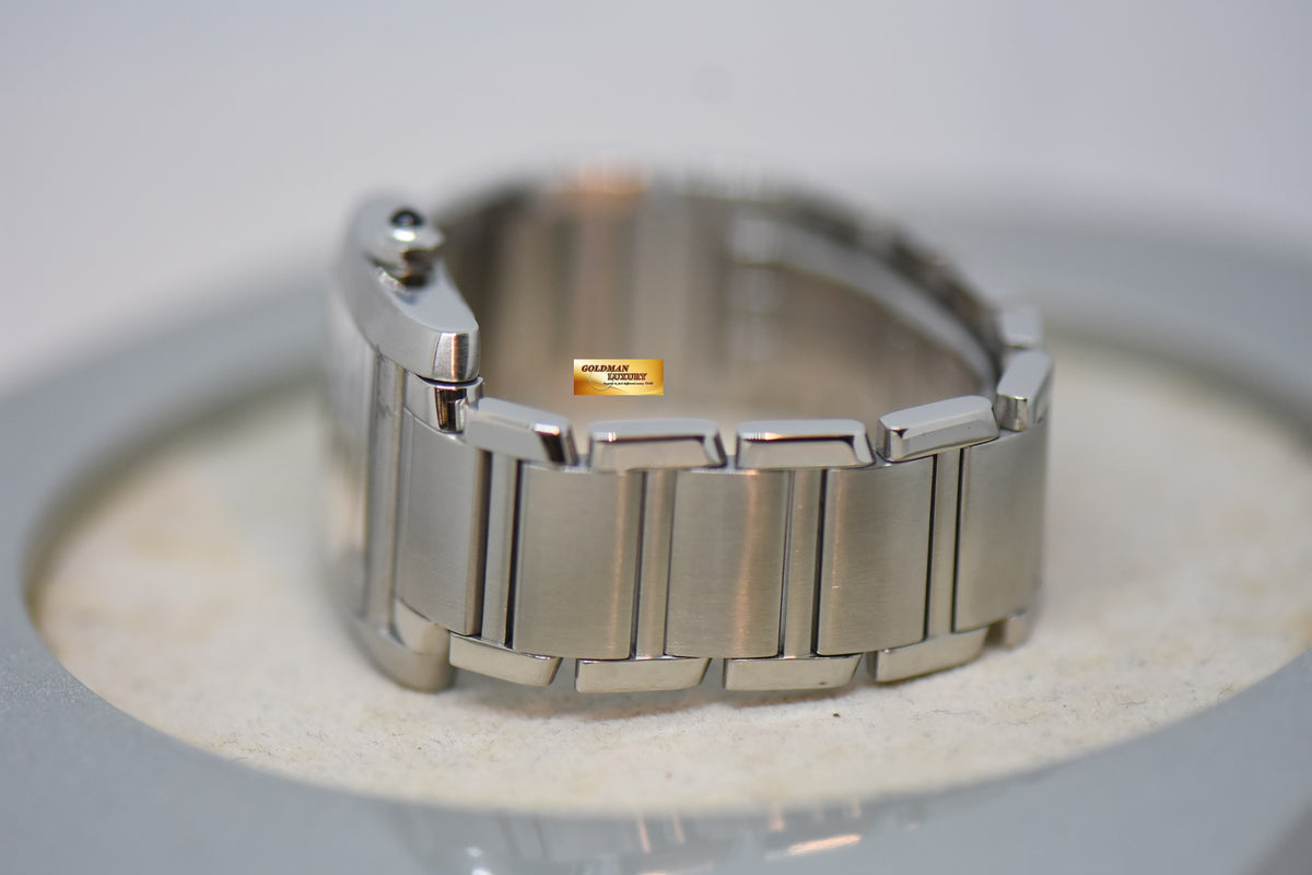 [SOLD] CARTIER TANK FRANCAISE STEEL LADIES MIDSIZE QUARTZ 2465 (MINT) (WATCH ONLY)