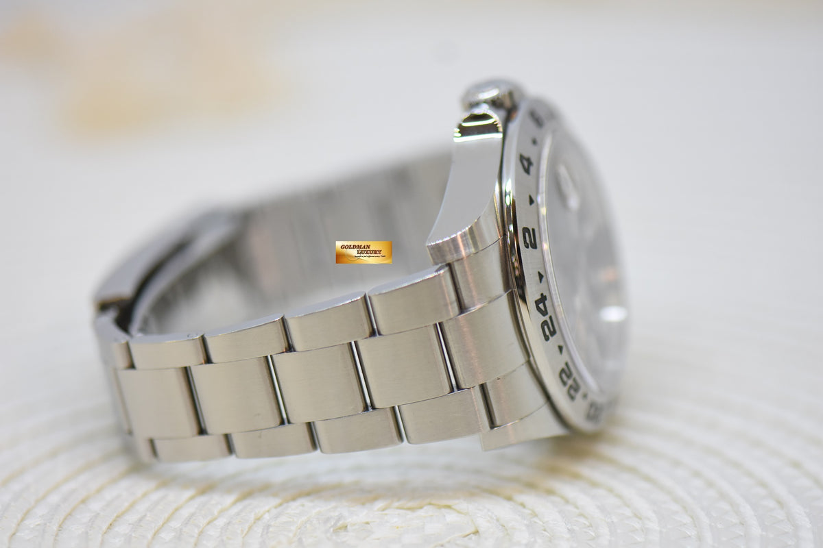 [SOLD] ROLEX OYSTER PERPETUAL EXPLORER II 42mm STEEL IN BRACELET BLACK DIAL 216570 (MINT)