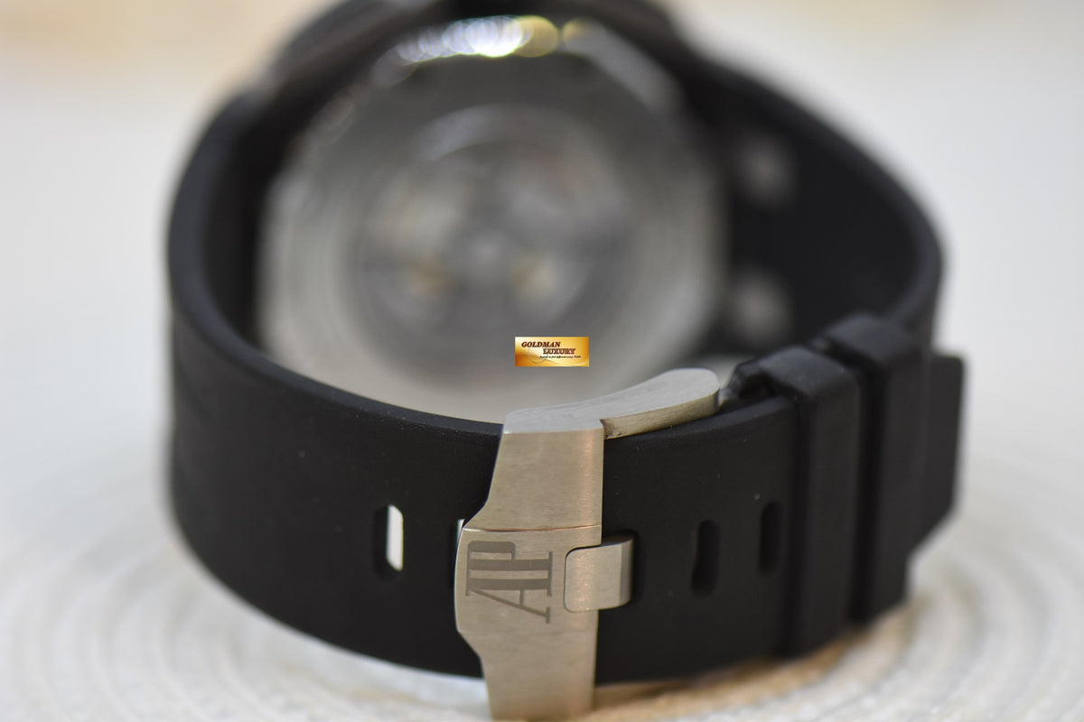 [SOLD] AUDEMARS PIGUET ROYAL OAK OFFSHORE 44mm CHRONOGRAPH FORGED CARBON CERAMIC BEZEL AUTOMATIC 26400AU (LNIB)