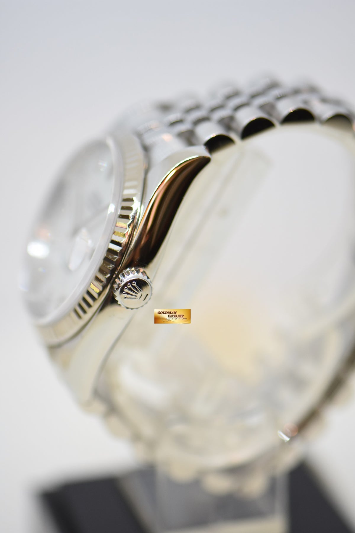[SOLD] ROLEX OYSTER PERPETUAL DATEJUST 36mm STEEL IN JUBILEE BRACELET MOP DIAMONDS DIAL 116234 (MINT)