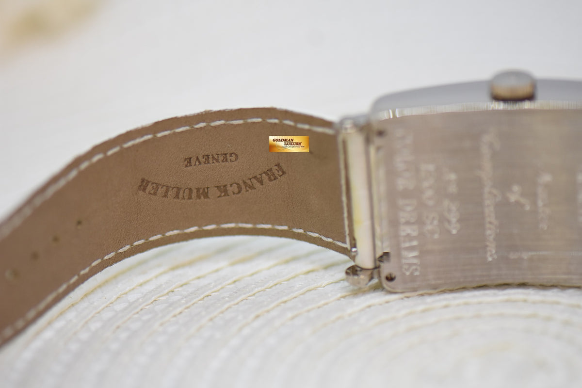 [SOLD] FRANCK MULLER LONG ISLAND COLOR DREAMS  18K WHITE GOLD AUTOMATIC 1200 SC (MINT)