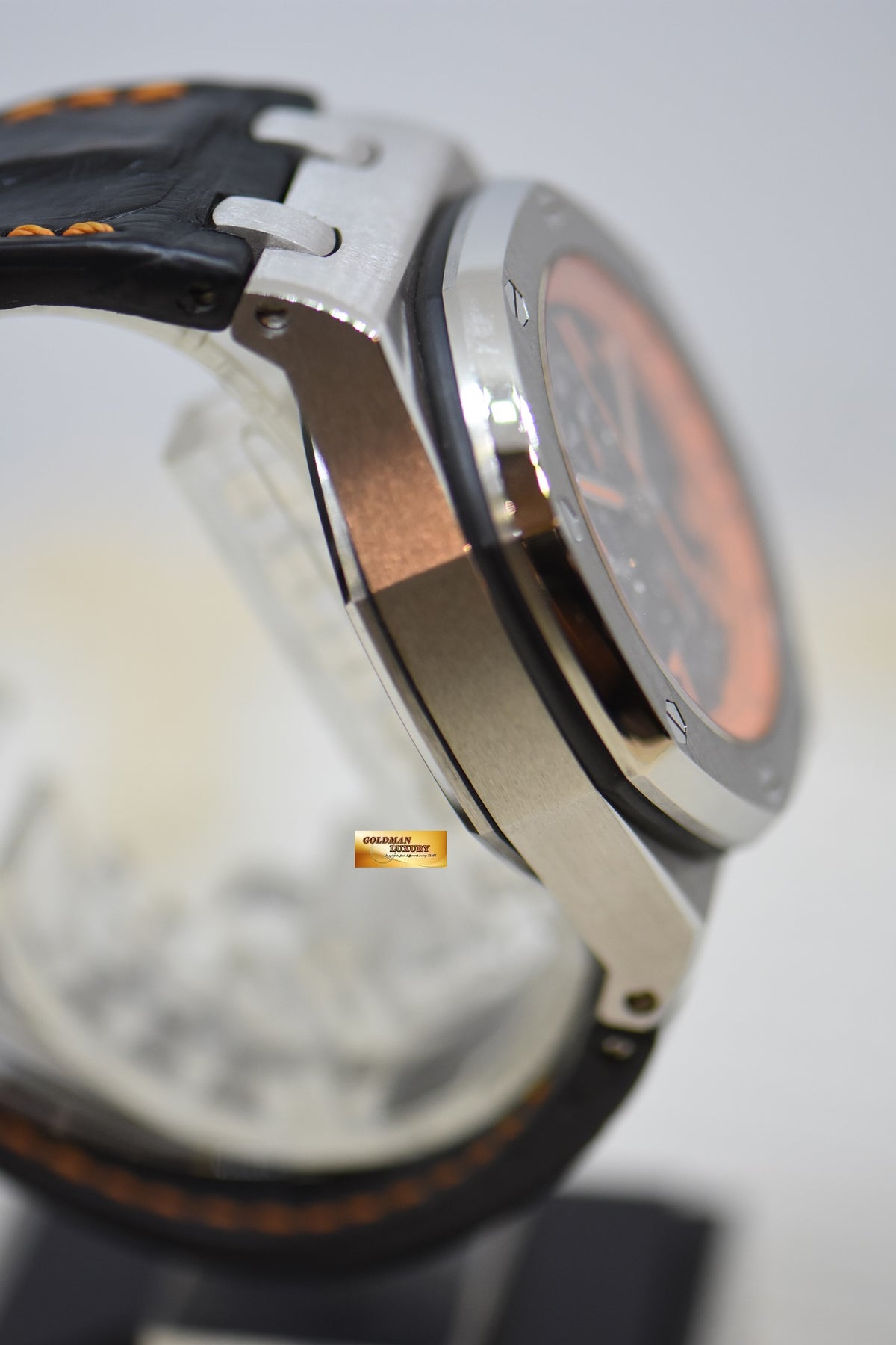 [SOLD] AUDEMARS PIGUET ROYAL OAK “VOLCANO” OFFHSORE 42mm STEEL IN LEATHER STRAP CHRONOGRAPH AUTOMATIC 26170ST (MINT)