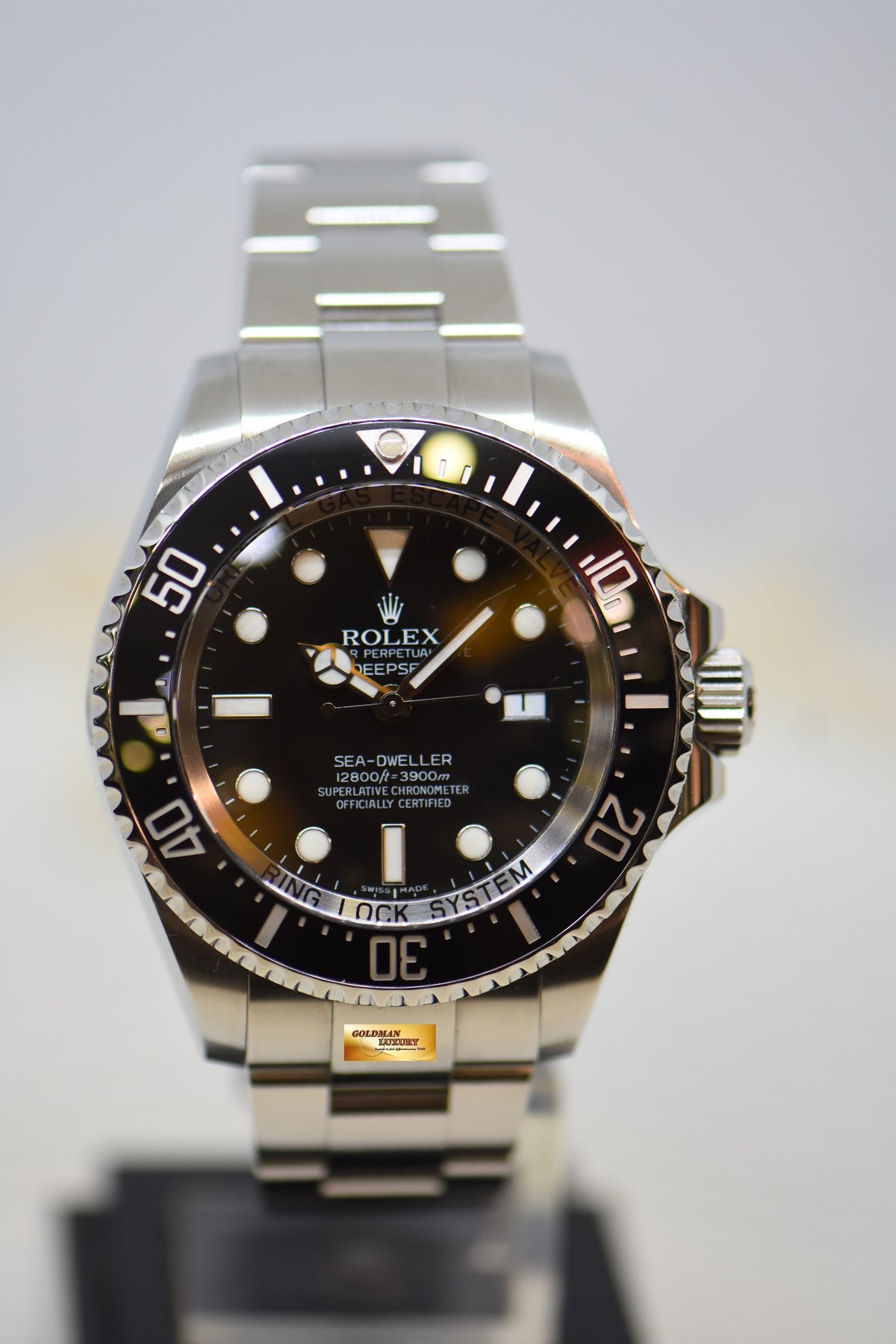 [SOLD] ROLEX OYSTER PERPETUAL DEEPSEA 44mm MARK I BLACK CERAMIC BEZEL 116660 (MINT)