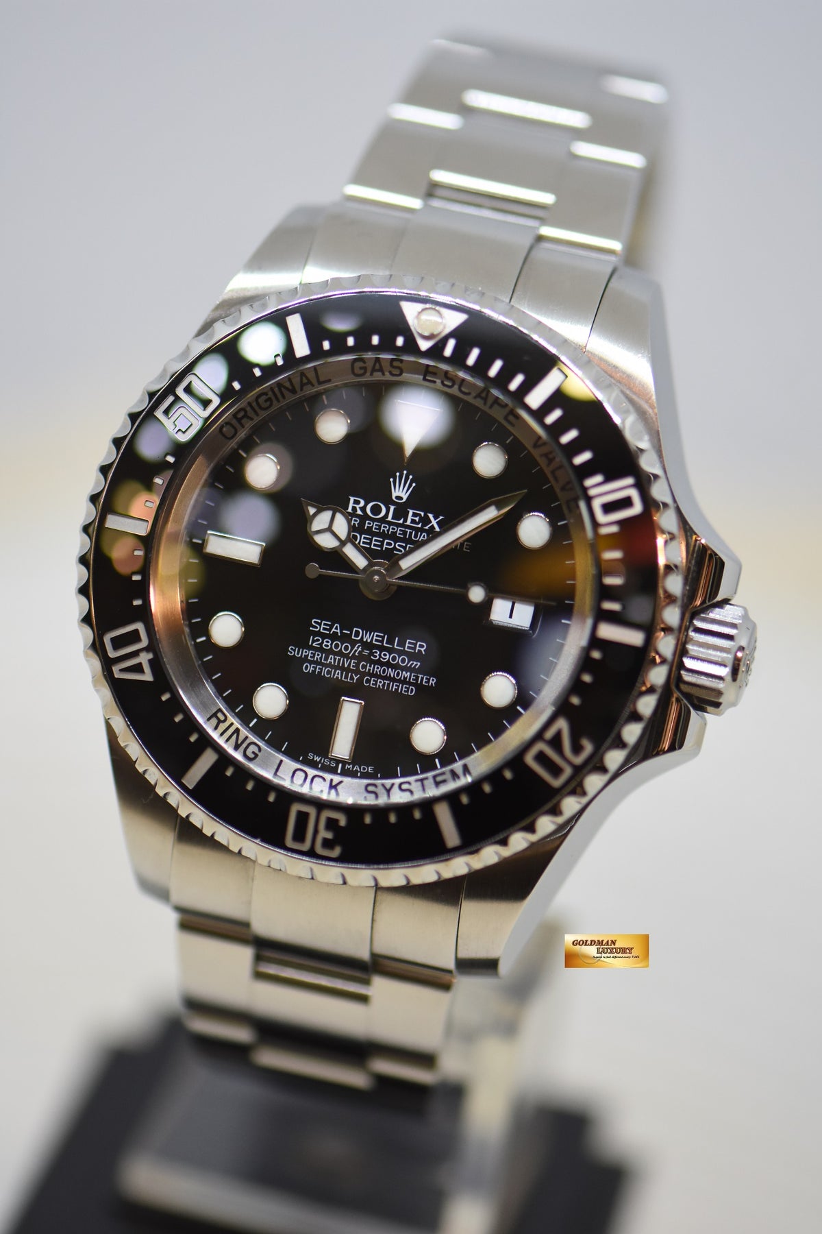 [SOLD] ROLEX OYSTER PERPETUAL DEEPSEA 44mm MARK I BLACK CERAMIC BEZEL 116660 (MINT)