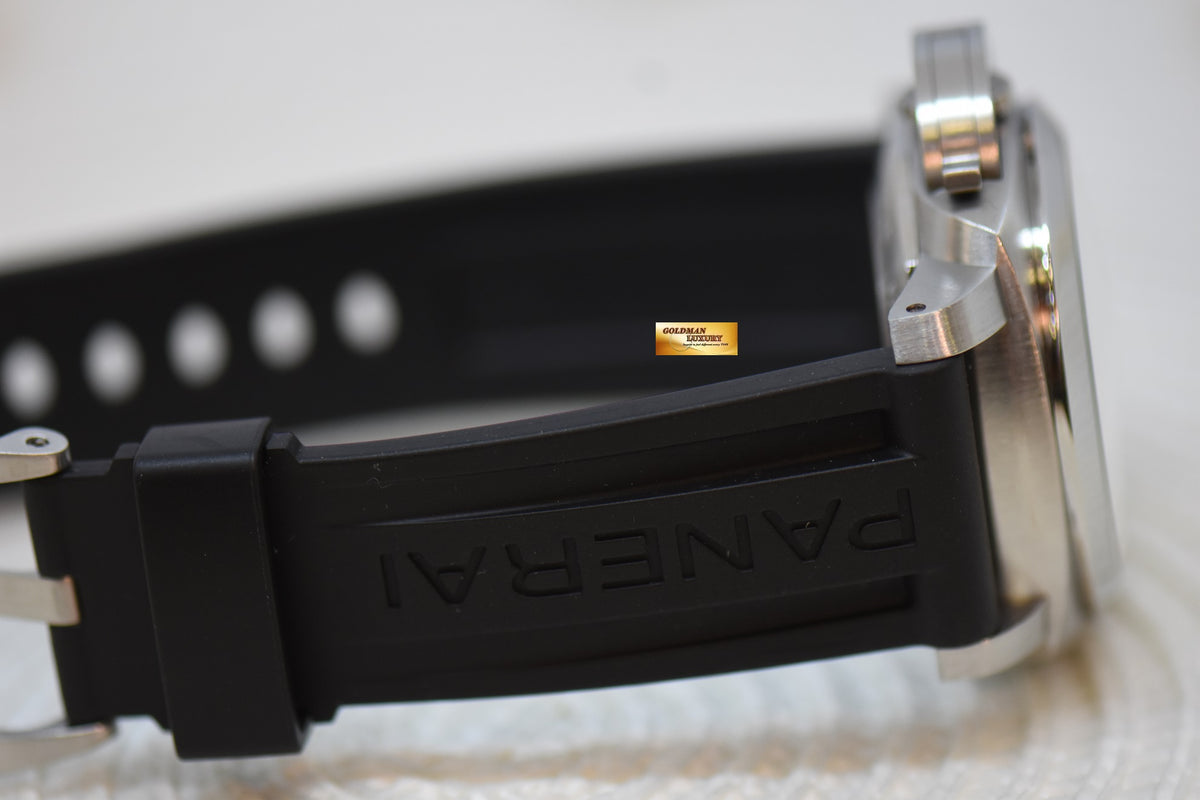 [SOLD] PANERAI LUMINOR MARINA 1950 CASE 44mm STEEL IN LEATHER P.9000 AUTOMATIC PAM 312 (MINT)