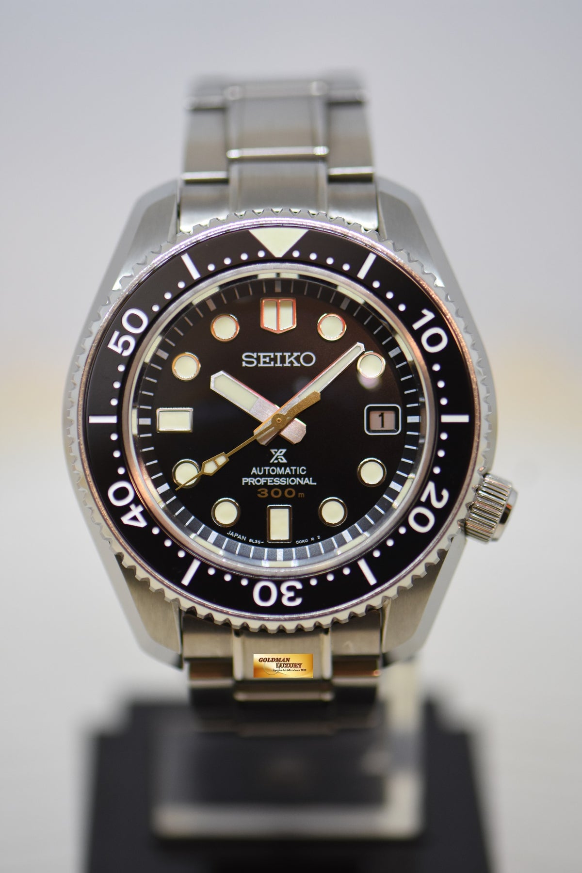 [SOLD] SEIKO PROSPEX MARINEMASTER 300m DIVER 44.3mm STEEL 8L35 BLACK SBDX023/SLA021 (MINT)