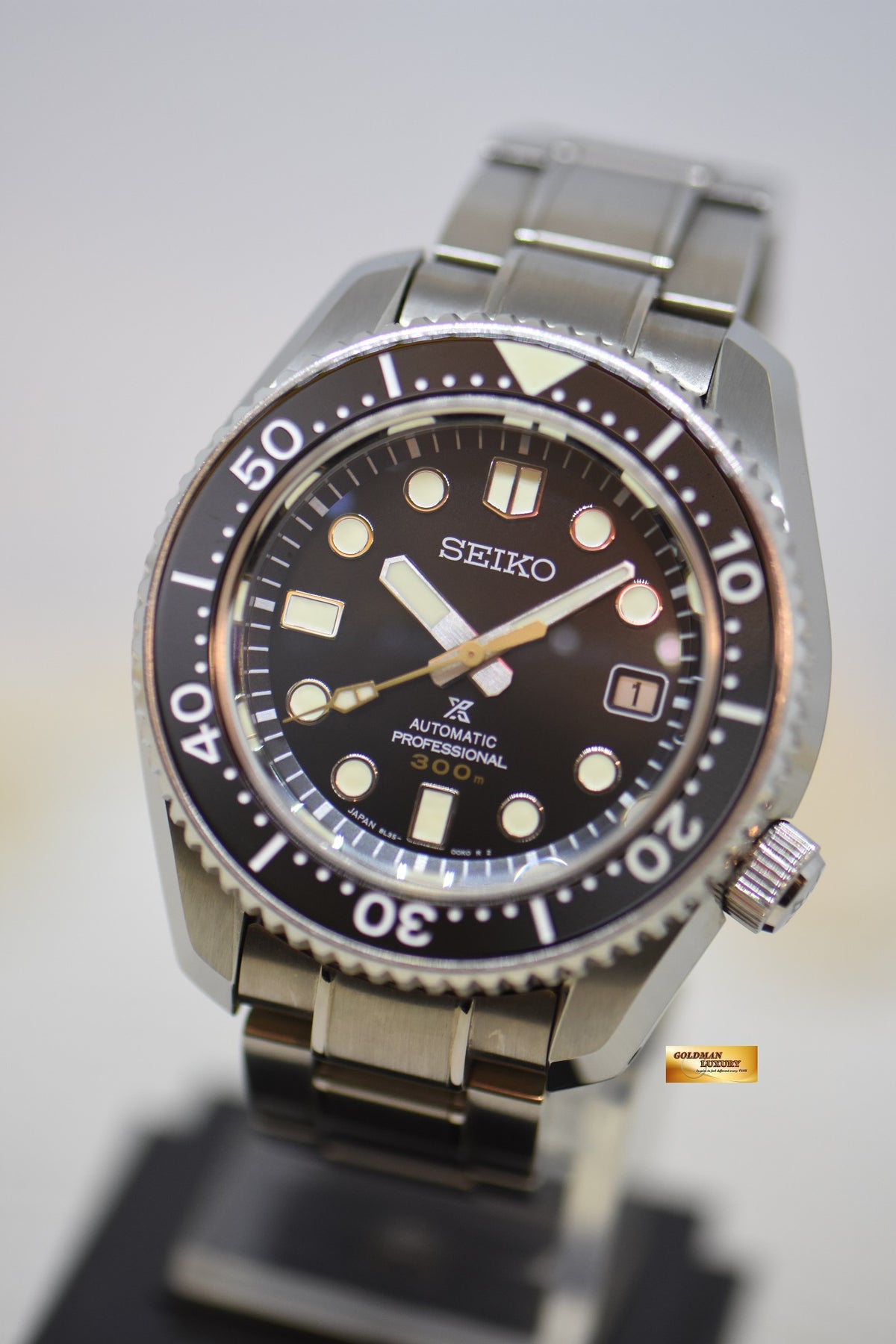 [SOLD] SEIKO PROSPEX MARINEMASTER 300m DIVER 44.3mm STEEL 8L35 BLACK SBDX023/SLA021 (MINT)