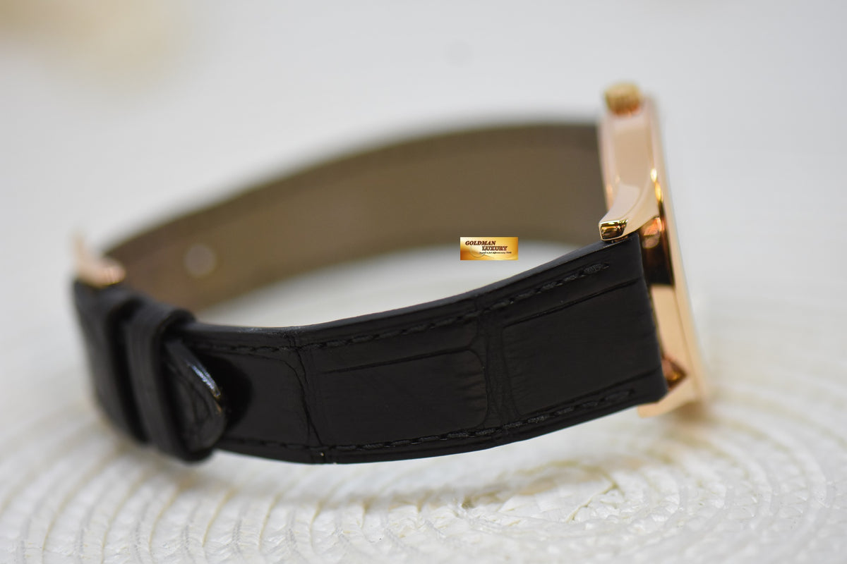 [SOLD] PATEK PHILIPPE CALATRAVA ROSE GOLD IN LEATHER STRAP 34mm SILVERED DIAL AUTOMATIC 3998R (MINT)