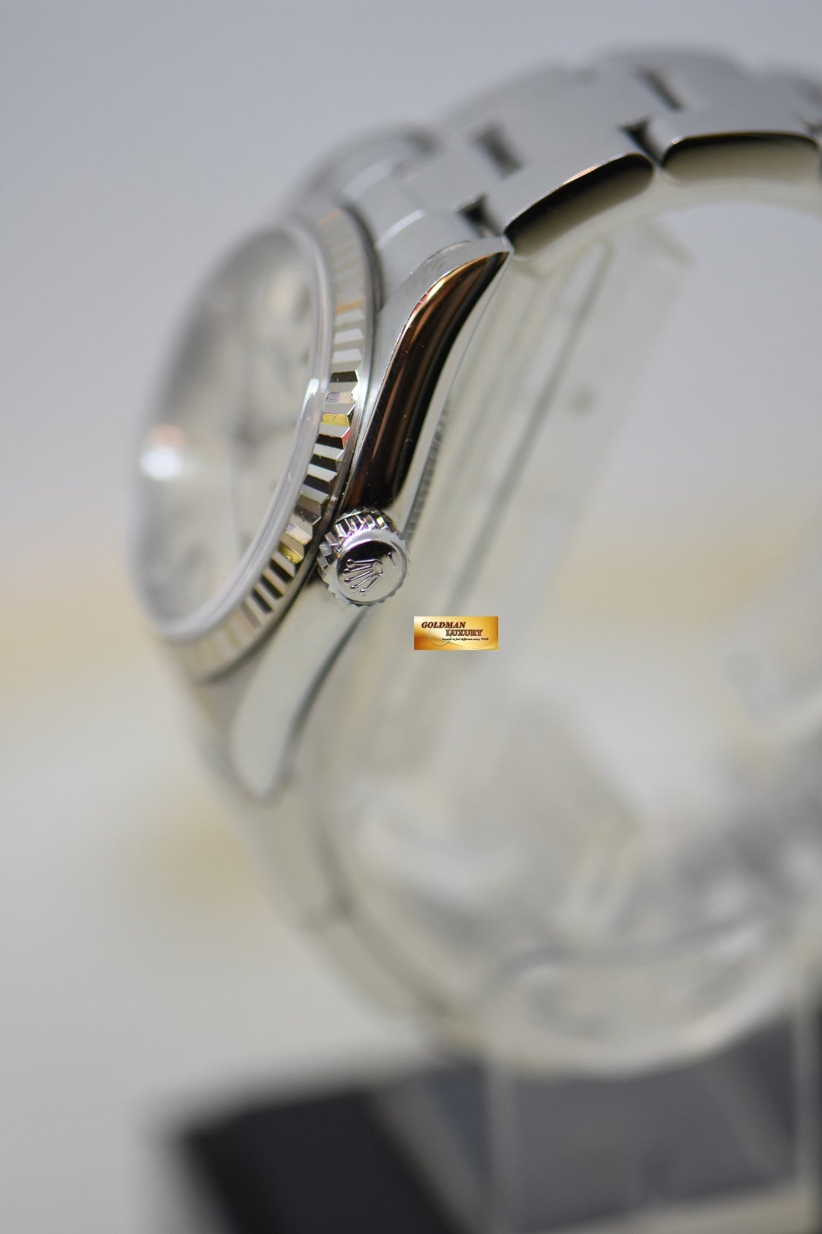 [SOLD] ROLEX OYSTER PERPETUAL 30mm STEEL IN OYSTER BRACELET SILVER DIAL 77014 (MINT)