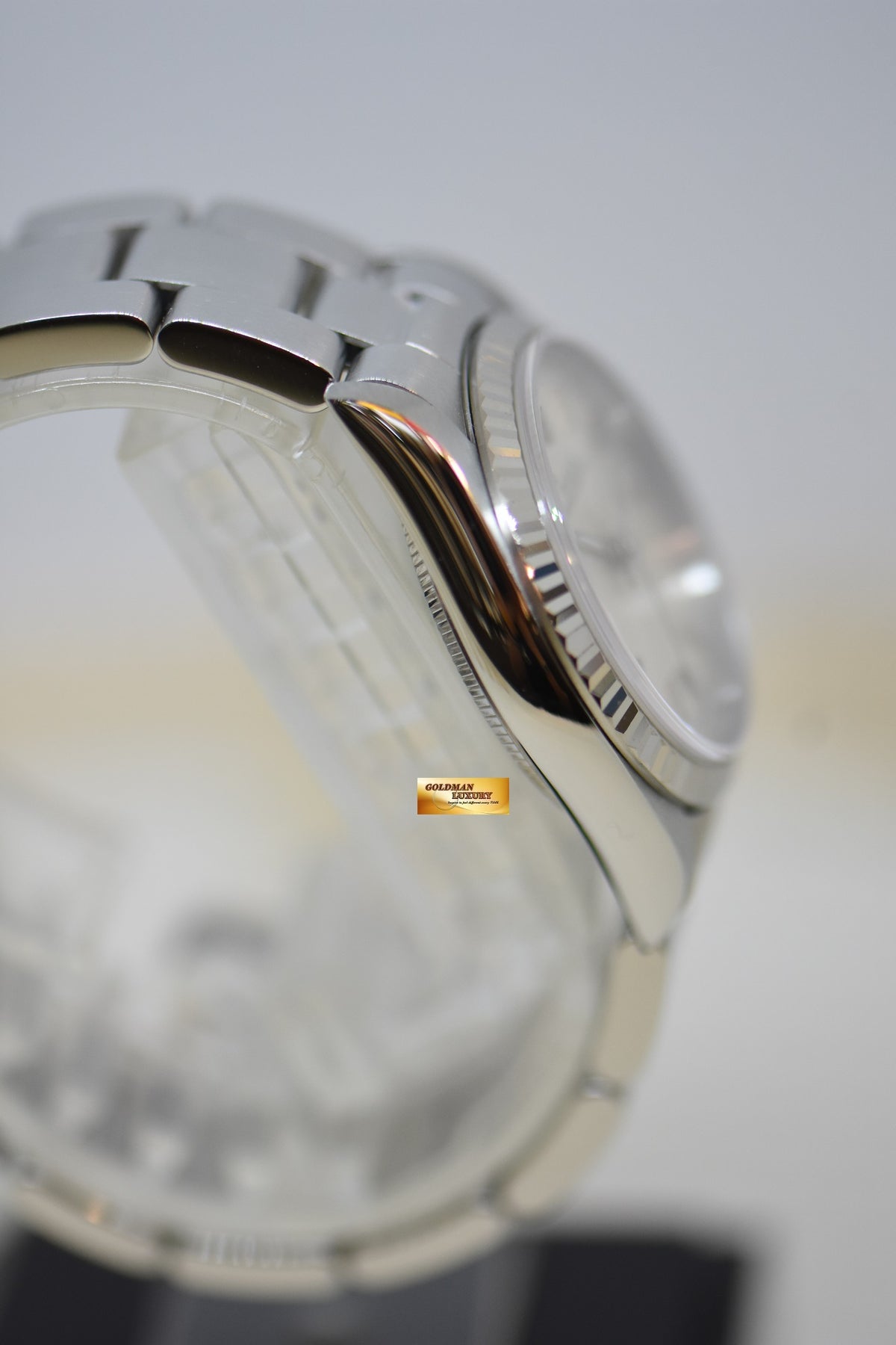 [SOLD] ROLEX OYSTER PERPETUAL 30mm STEEL IN OYSTER BRACELET SILVER DIAL 77014 (MINT)