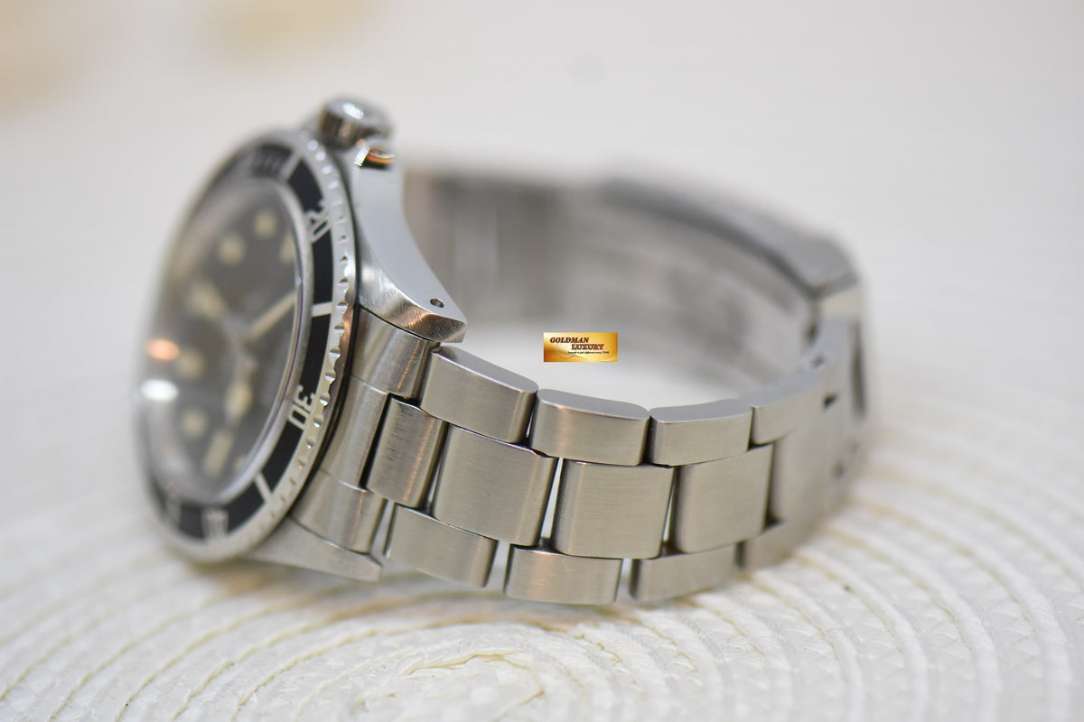 [SOLD] ROLEX OYSTER PERPETUAL SUBMARINER NO DATE 40mm FEET FIRST VINTAGE 5513 (VINTAGE)