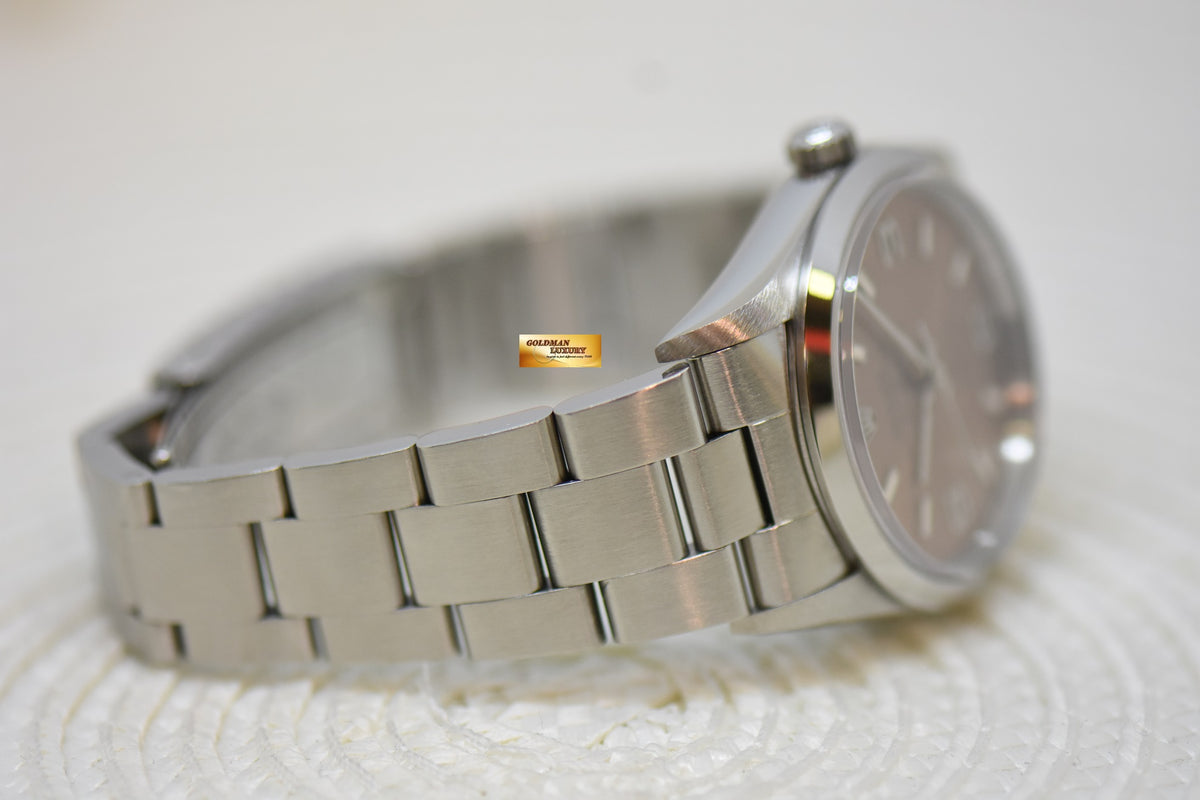 [SOLD] ROLEX OYSTER PERPETUAL AIR-KING 34mm PRECISION STEEL SALMON 369 DIAL 14000 (MINT)