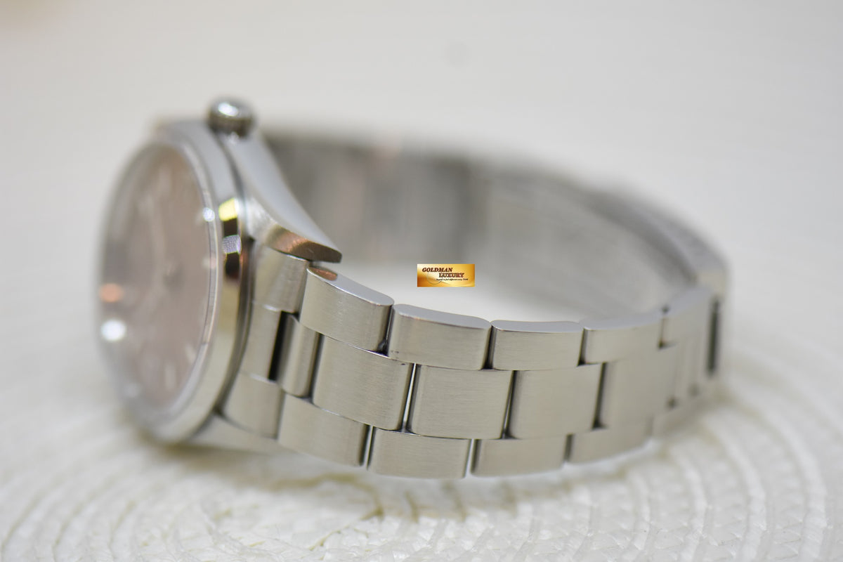 [SOLD] ROLEX OYSTER PERPETUAL AIR-KING 34mm PRECISION STEEL SALMON 369 DIAL 14000 (MINT)