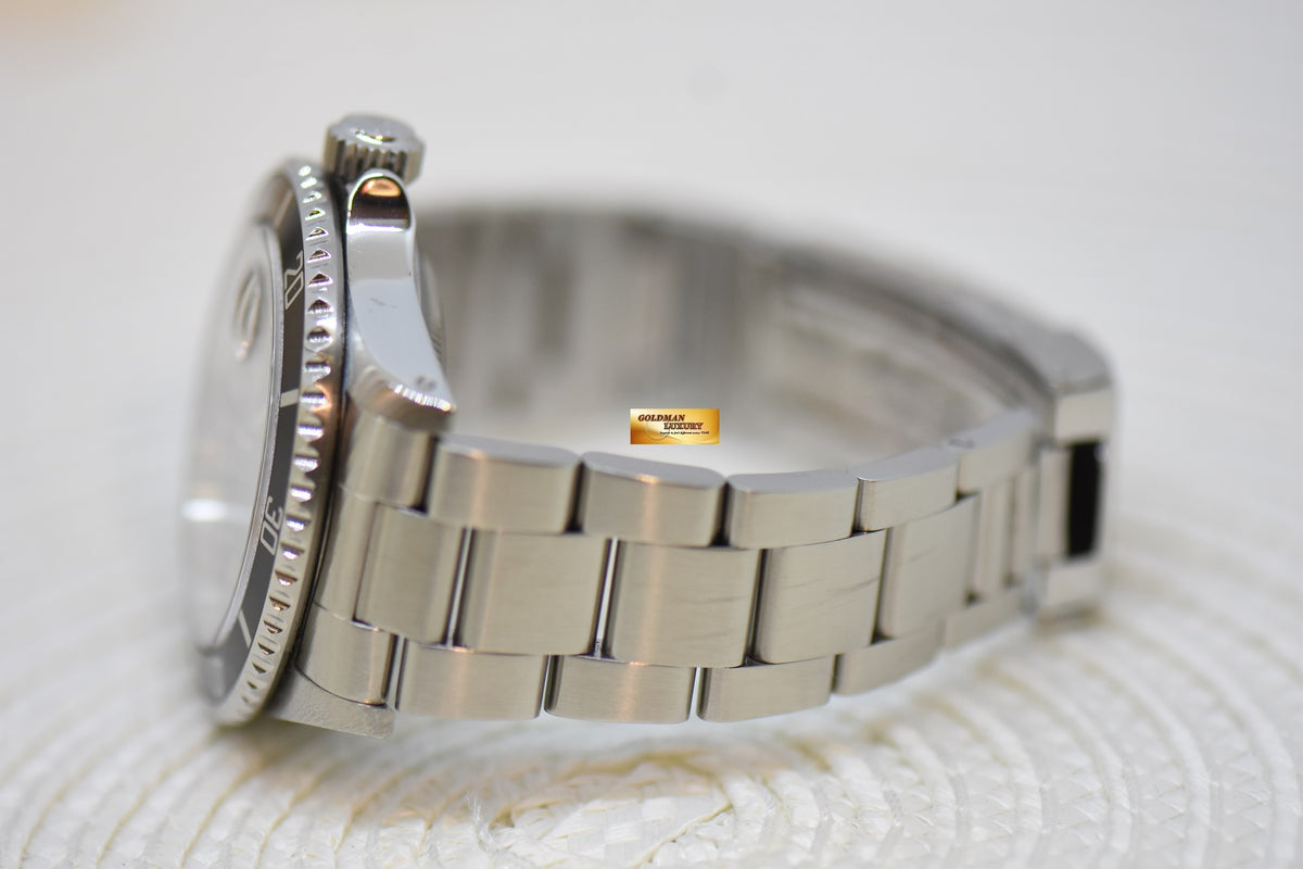 [SOLD] ROLEX OYSTER PERPETUAL SUBMARINER DATE 40mm STEEL BRACELET “SWISS ONLY” DIAL 16610 (MINT)