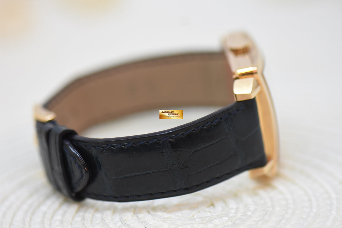 [SOLD] OMEGA SPECIALITIES MUSEUM COLLECTION COSMIC 1951 TRIPLE CALENDAR  MOONPHASE RED GOLD IN LEATHER STRAP BLUE DIAL 5701.80.03 (MINT)