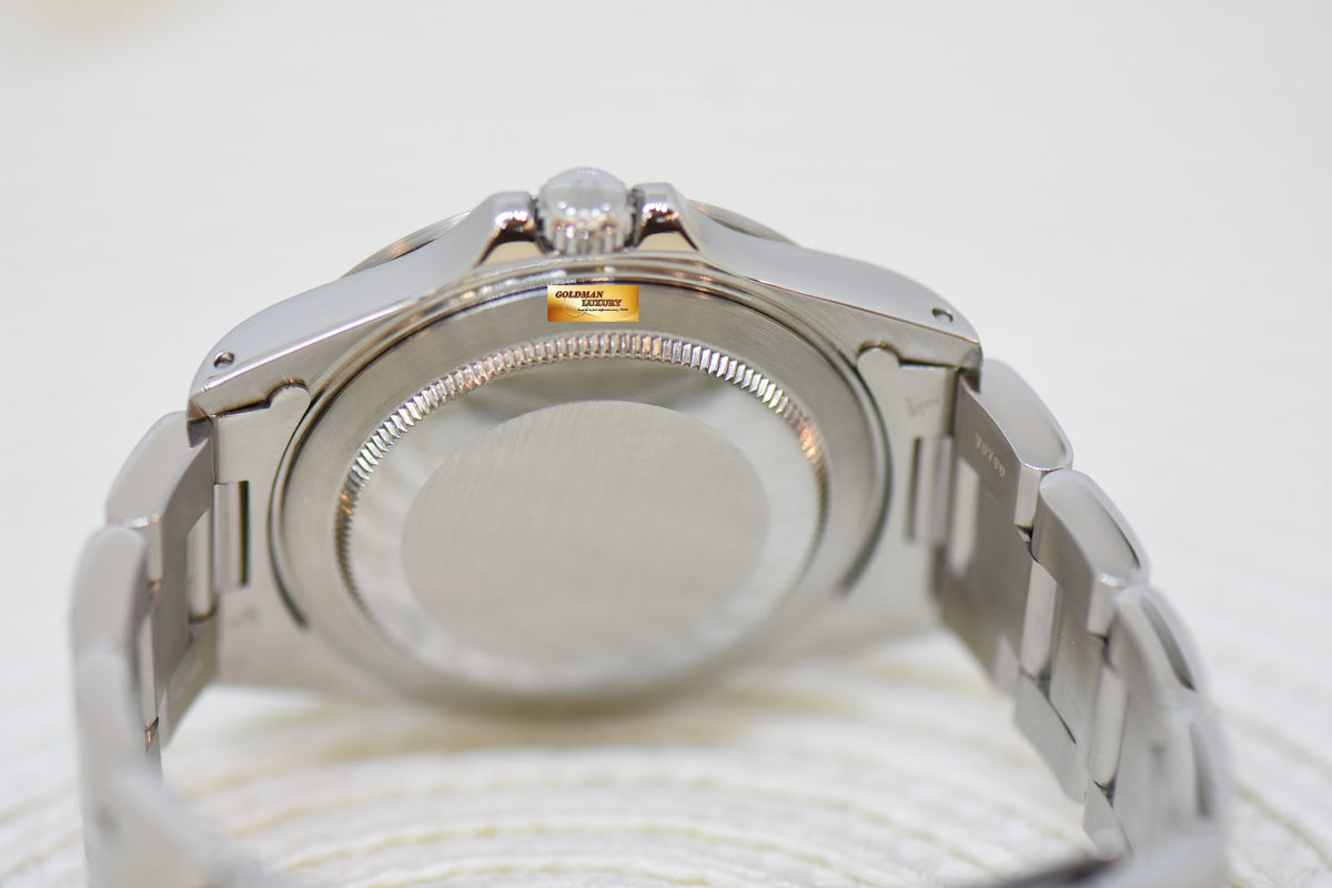 [SOLD] ROLEX OYSTER PERPETUAL EXPLORER II 40mm STEEL IN BRACELET BLACK DIAL CALIBRE 3185 16570 (PINHOLE-NON SOLID END LINKS) (MINT)
