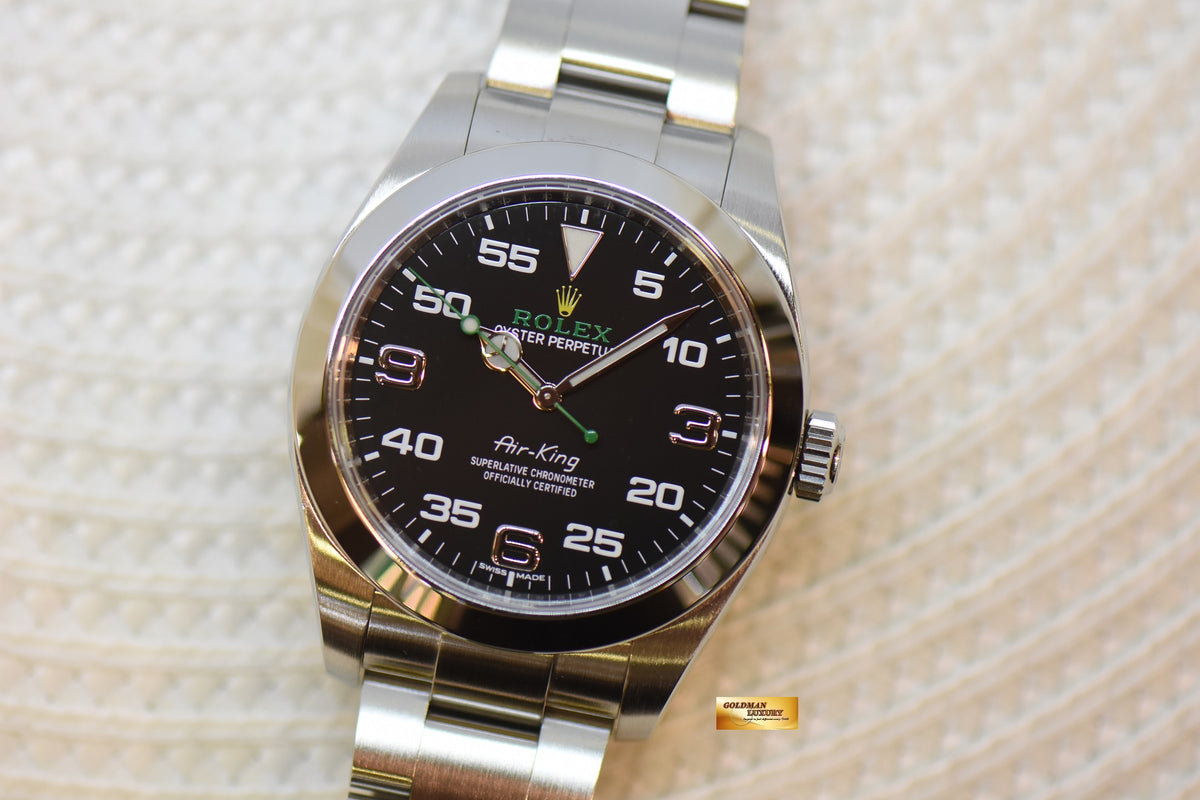 [SOLD] ROLEX OYSTER PERPETUAL AIR-KING 40mm STEEL IN OYSTER BRACELET 116900 (MINT)