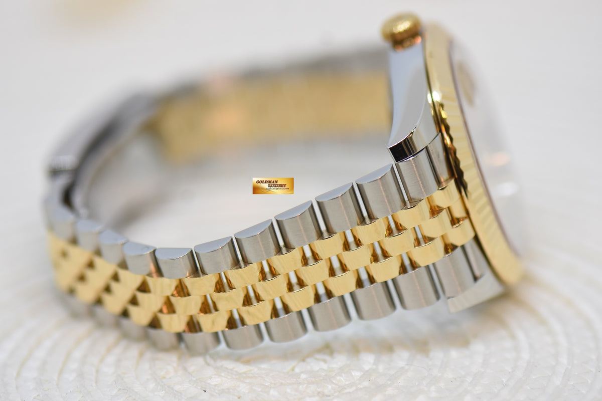 [SOLD] ROLEX OYSTER PERPETUAL DATEJUST II 41mm GOLD / STEEL IN JUBILEE BRACELET GOLD DIAMOND DIAL 126333 (LNIB)
