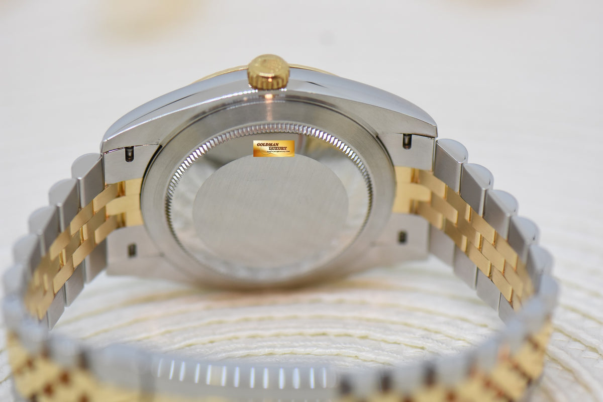 [SOLD] ROLEX OYSTER PERPETUAL DATEJUST II 41mm GOLD / STEEL IN JUBILEE BRACELET GOLD DIAMOND DIAL 126333 (LNIB)