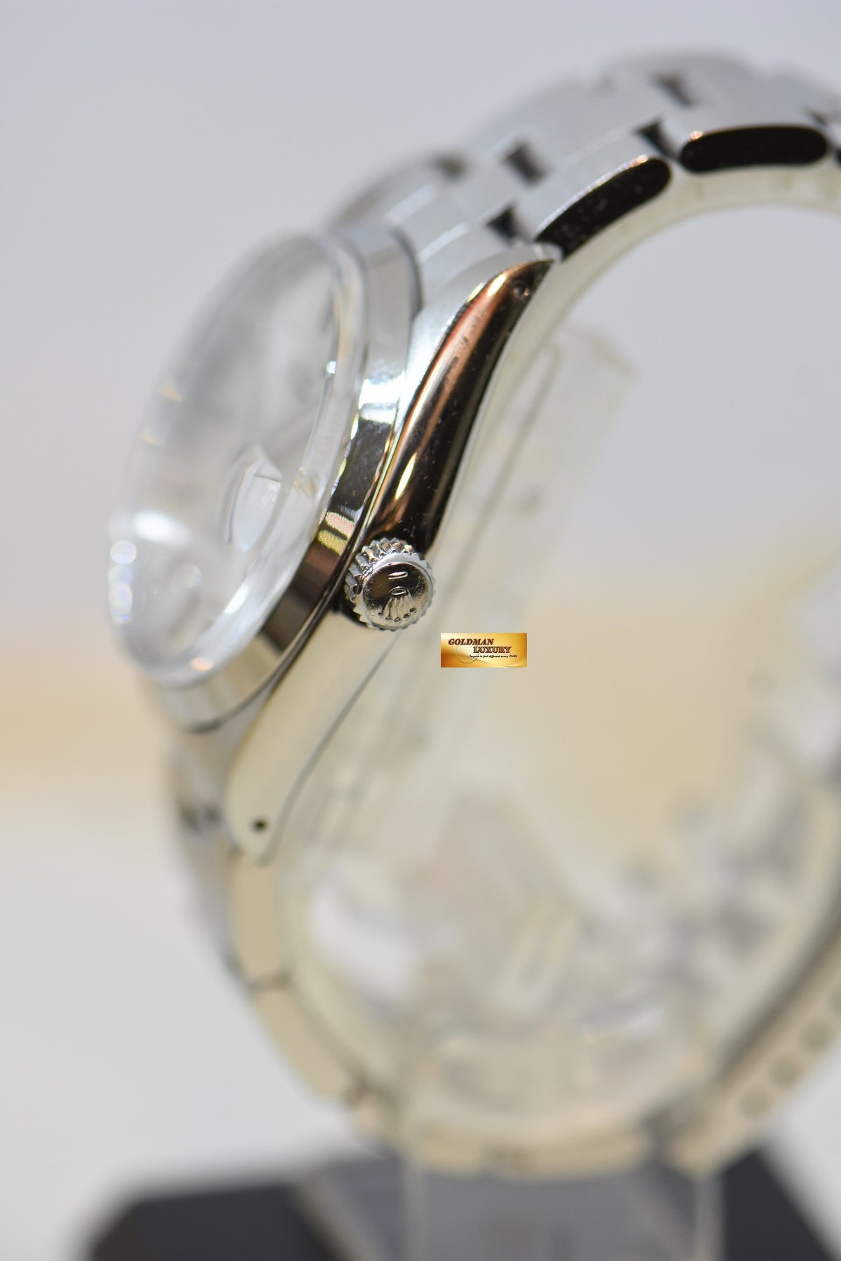 [SOLD] ROLEX OYSTERDATE PRECISION 34mm IN STEEL OYSTER BRACELET SILVER DIAL 6694 (VINTAGE-MINT)