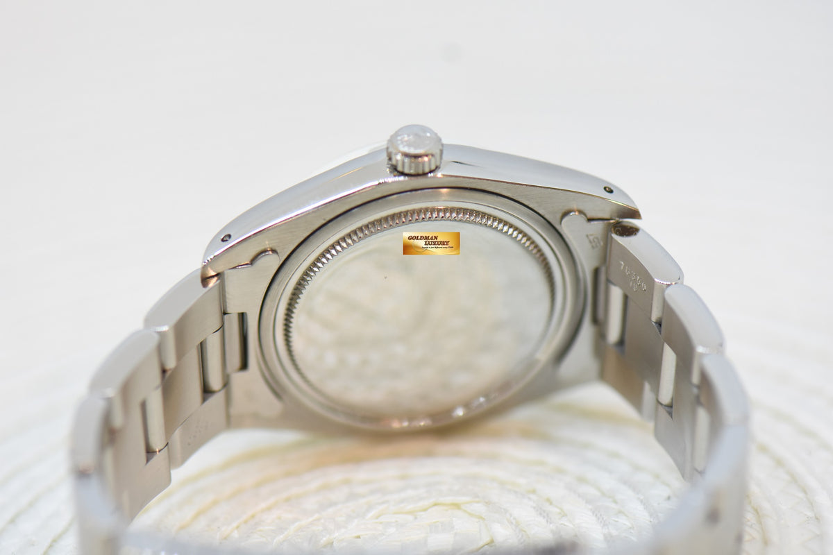 [SOLD] ROLEX OYSTERDATE PRECISION 34mm IN STEEL OYSTER BRACELET SILVER DIAL 6694 (VINTAGE-MINT)