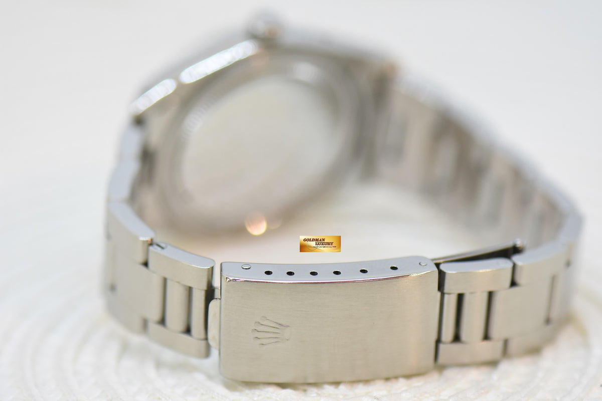 [SOLD] ROLEX OYSTERDATE PRECISION 34mm IN STEEL OYSTER BRACELET SILVER DIAL 6694 (VINTAGE-MINT)