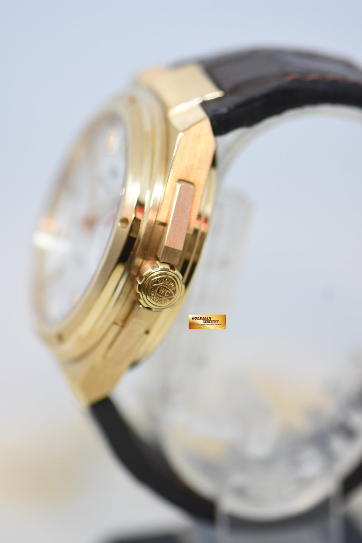 [SOLD] IWC INGENIEUR 7 DAYS POWER RESERVE 45.5mm ROSE GOLD IN LEATHER STRAP AUTOMATIC IW500503 (MINT)