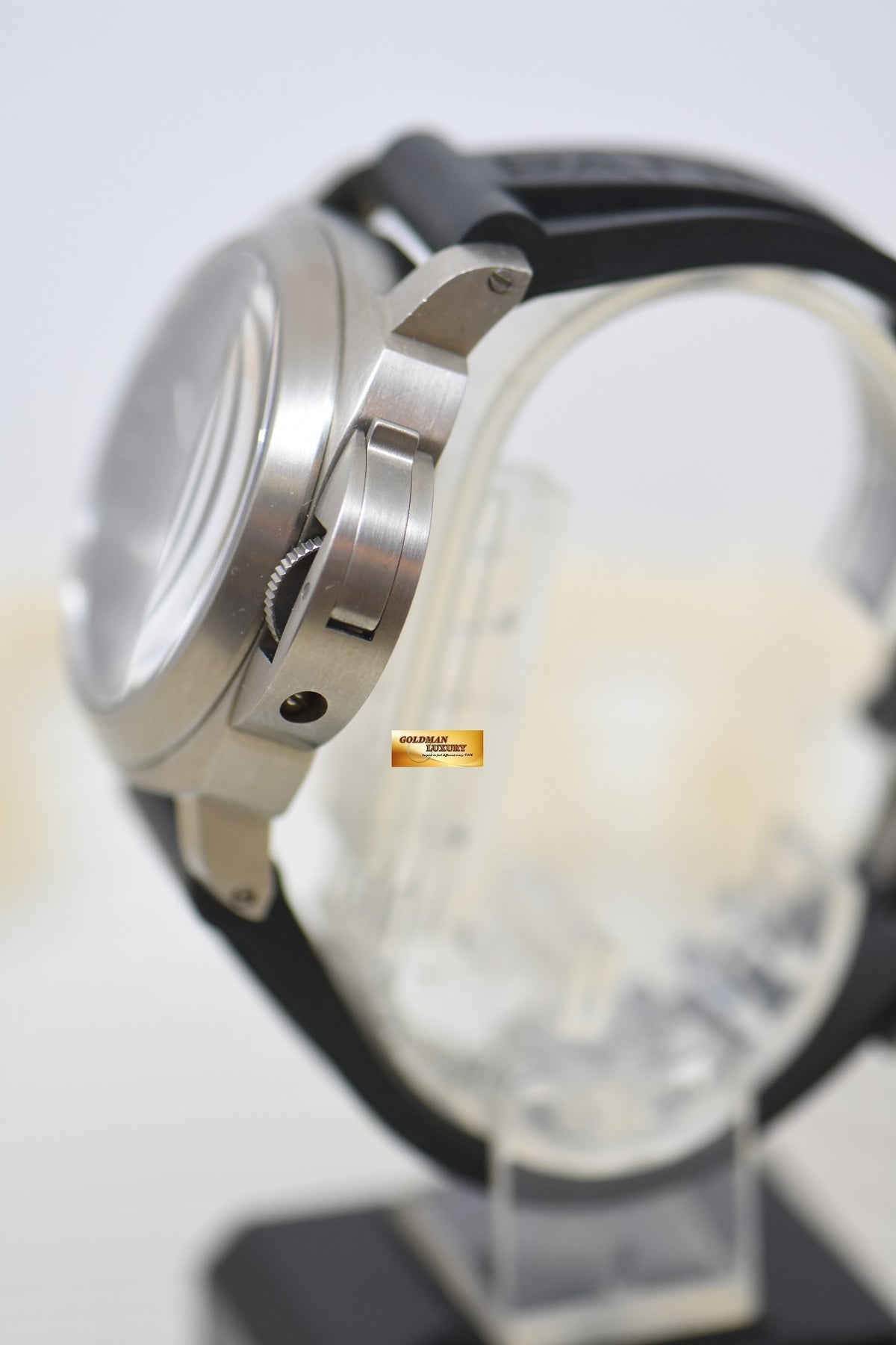 [SOLD] PANERAI LUMINOR 44mm TITANIUM IN LEATHER BLACK SANDWICH DIAL MANUAL WINDING PAM 176 (MINT)