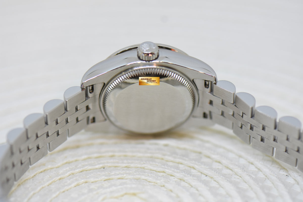 [SOLD] ROLEX OYSTER PERPETUAL DATEJUST 26mm MOP ORIGINAL DIAMOND DIAL & BEZEL STEEL JUBILEE 179384 (MINT)