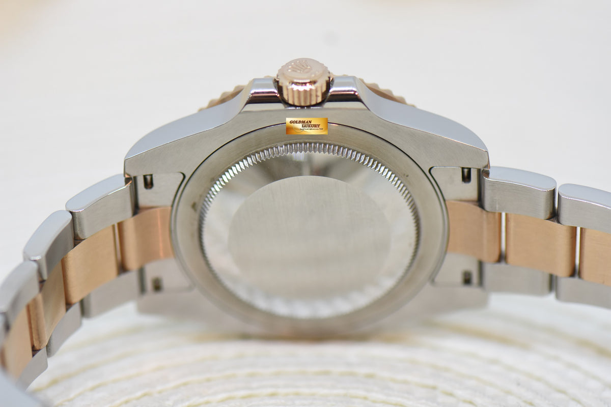 [SOLD] ROLEX OYSTER PERPETUAL GMT-MASTER II “ROOT-BEER” CERAMIC BROWN BEZEL EVEROSE GOLD / STEEL BRACELET 126711CHNR (MINT)