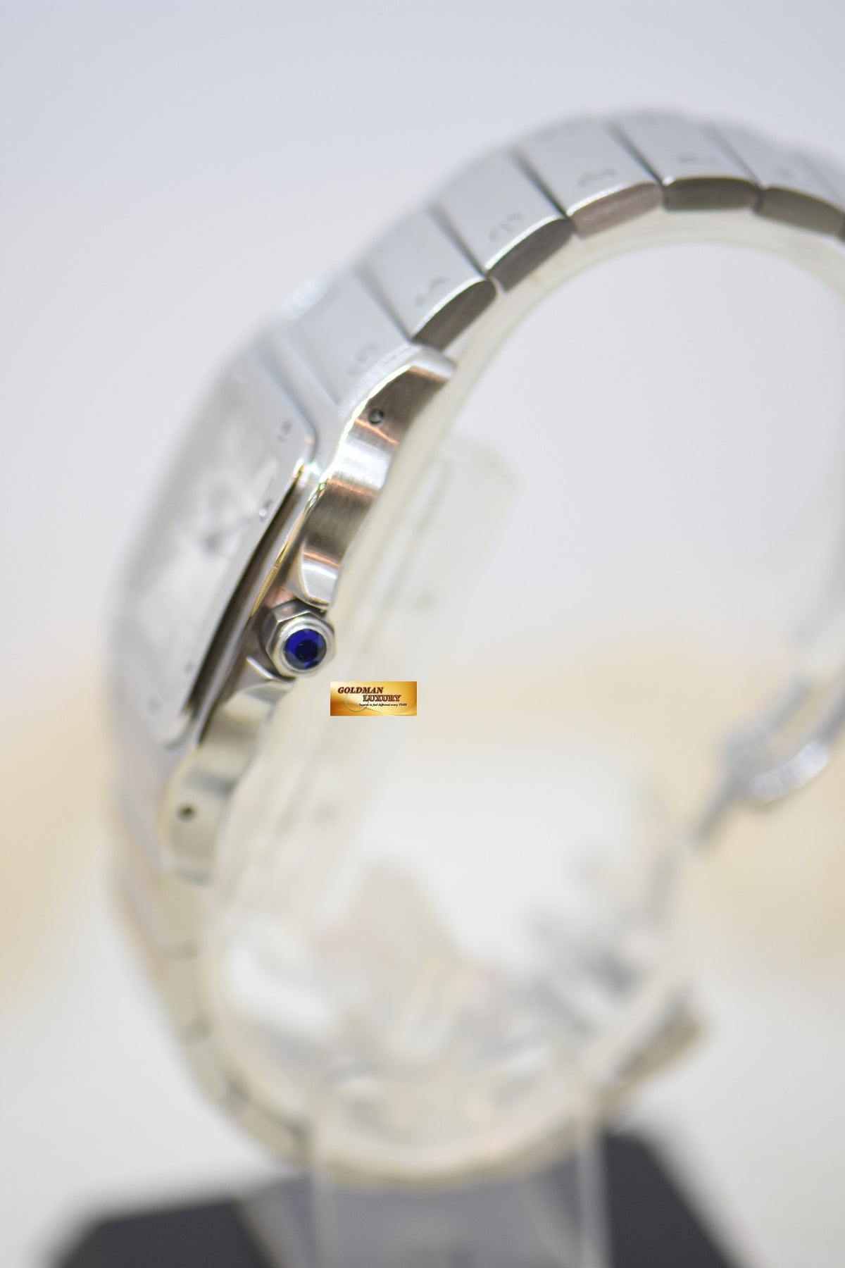 [SOLD] CARTIER SANTOS MIDSIZE 30mm STEEL IN BRACELET AUTOMATIC 2319 (MINT)