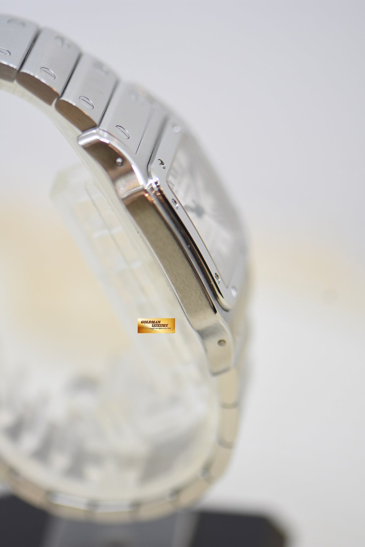 [SOLD] CARTIER SANTOS MIDSIZE 30mm STEEL IN BRACELET AUTOMATIC 2319 (MINT)