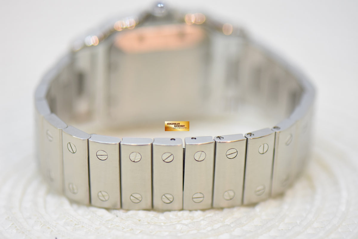 [SOLD] CARTIER SANTOS MIDSIZE 30mm STEEL IN BRACELET AUTOMATIC 2319 (MINT)