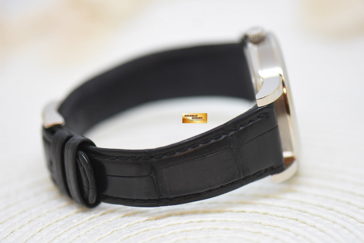 [SOLD] A.LANGE & SOHNE LANGE 1 SILVER DIAL BIG DATE POWER RESERVE WHITE GOLD IN LEATHER STRAP MANUAL WINDING 101.039 (MINT)