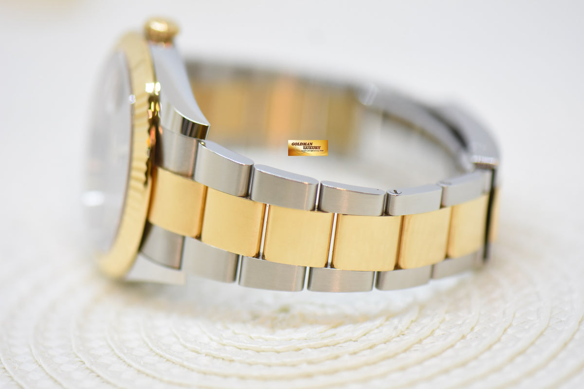 [SOLD] ROLEX OYSTER PERPETUAL DATEJUST 41mm GOLD /  STEEL OYSTER BRACELET “WIMBLEDON DIAL” 126333 (LNIB)