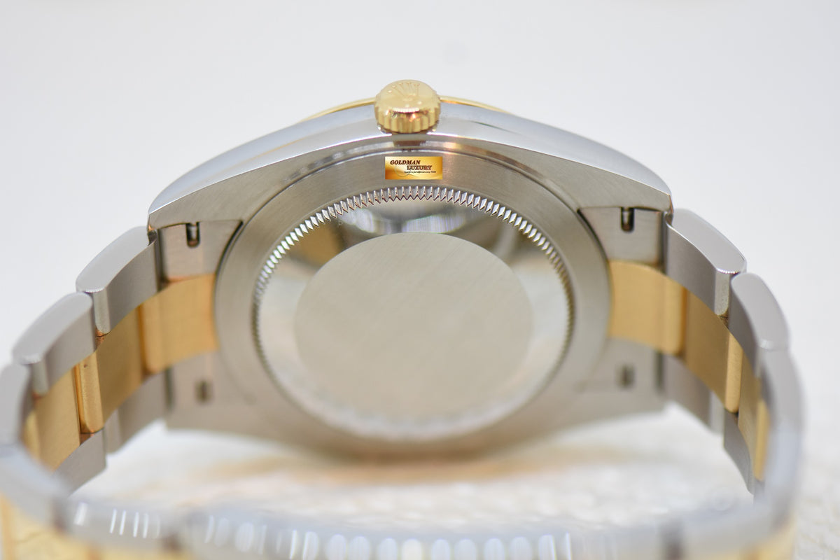 [SOLD] ROLEX OYSTER PERPETUAL DATEJUST 41mm GOLD /  STEEL OYSTER BRACELET “WIMBLEDON DIAL” 126333 (LNIB)