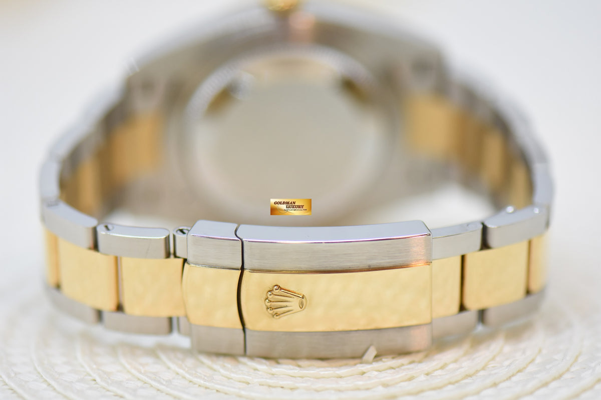 [SOLD] ROLEX OYSTER PERPETUAL DATEJUST 41mm GOLD /  STEEL OYSTER BRACELET “WIMBLEDON DIAL” 126333 (LNIB)