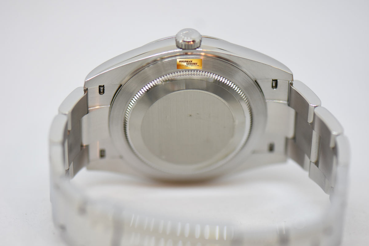 [SOLD] ROLEX OYSTER PERPETUAL DATEJUST 41mm STEEL IN OYSTER BRACELET SILVER DIAL 126300 (MINT)