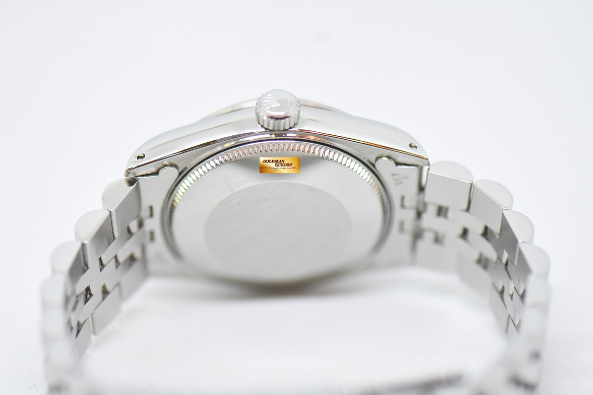 [SOLD] ROLEX OYSTER PERPETUAL DATEJUST 31mm STEEL IN JUBILEE BRACELET SILVER DIAL 68240 (QUICKSET-DATE) (MINT)