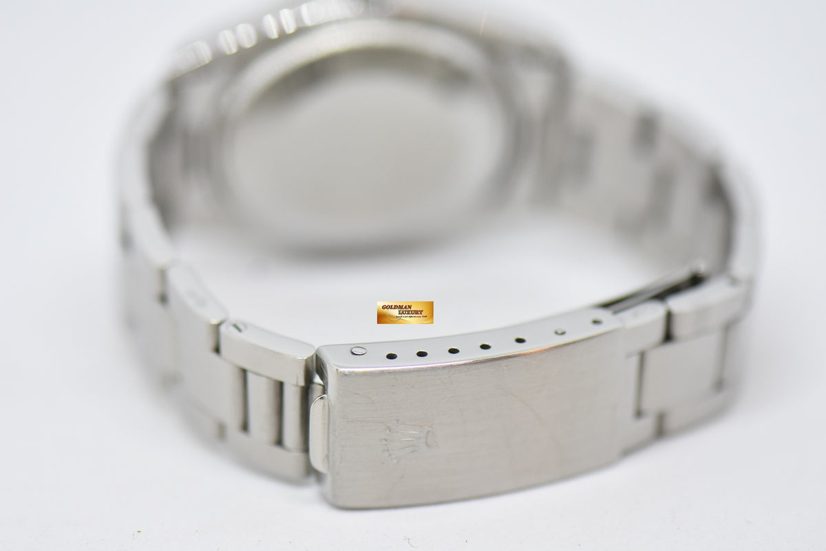 [SOLD] ROLEX OYSTER PERPETUAL DATE 34mm STEEL IN BRACELET WHITE DIAL 15000 (QUICKSET-DATE) (MINT)
