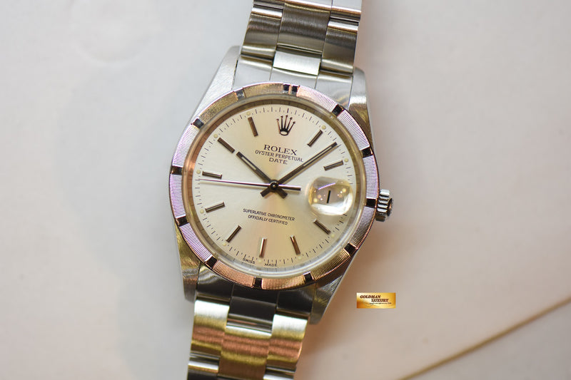 products/GML3538-RolexOysterDate34mmEngineTurnBezelSilverDial15210-10.jpg