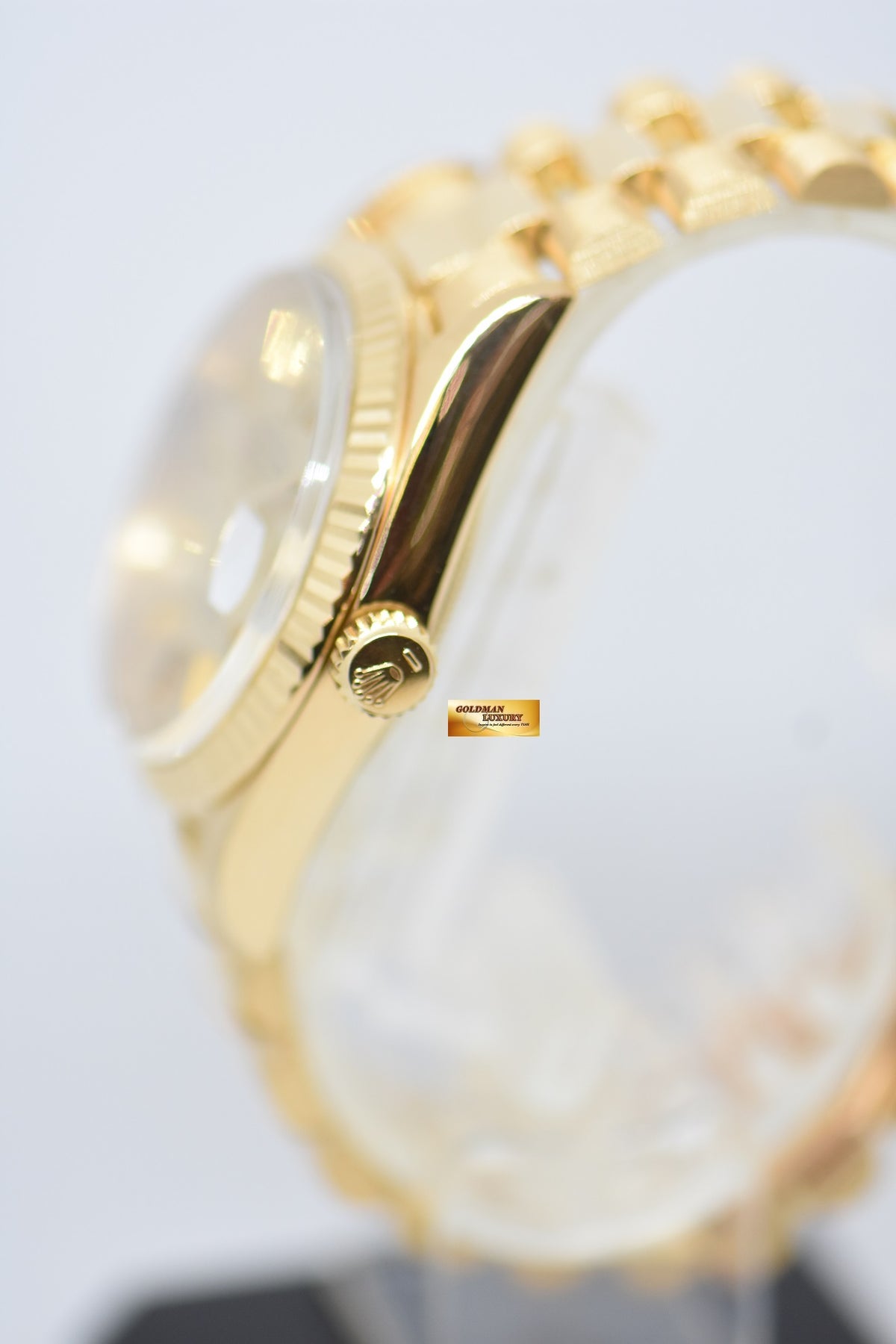 [SOLD] ROLEX OYSTER PERPETUAL DAY-DATE 36mm YELLOW GOLD IN PRESIDENT BRACELET GOLD DIAL (NON-QUICK-SET DATE) 1803 (VINTAGE)