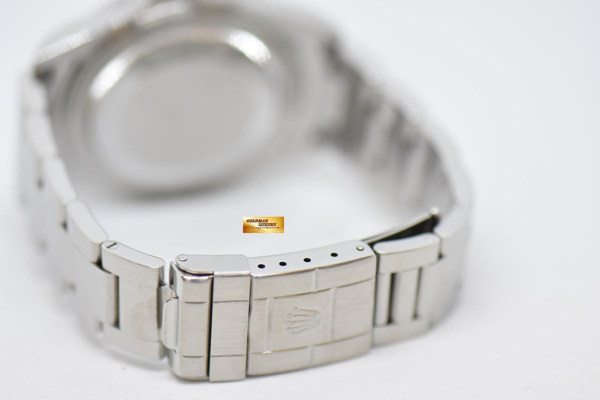 [SOLD] ROLEX OYSTER PERPETUAL EXPLORER II 40mm STEEL BLACK DIAL CALIBRE 3185 16570 (NO PINHOLE) (MINT)