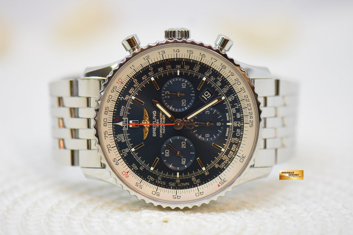 [SOLD] BREITLING NAVITIMER B01 CHRONOGRAPH 46mm STEEL IN BRACELET AUTOMATIC (LNIB)