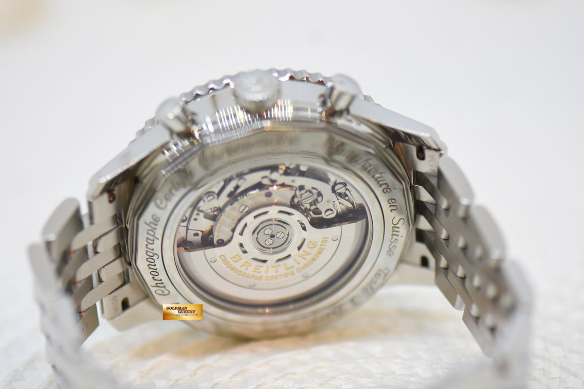 [SOLD] BREITLING NAVITIMER B01 CHRONOGRAPH 46mm STEEL IN BRACELET AUTOMATIC (LNIB)
