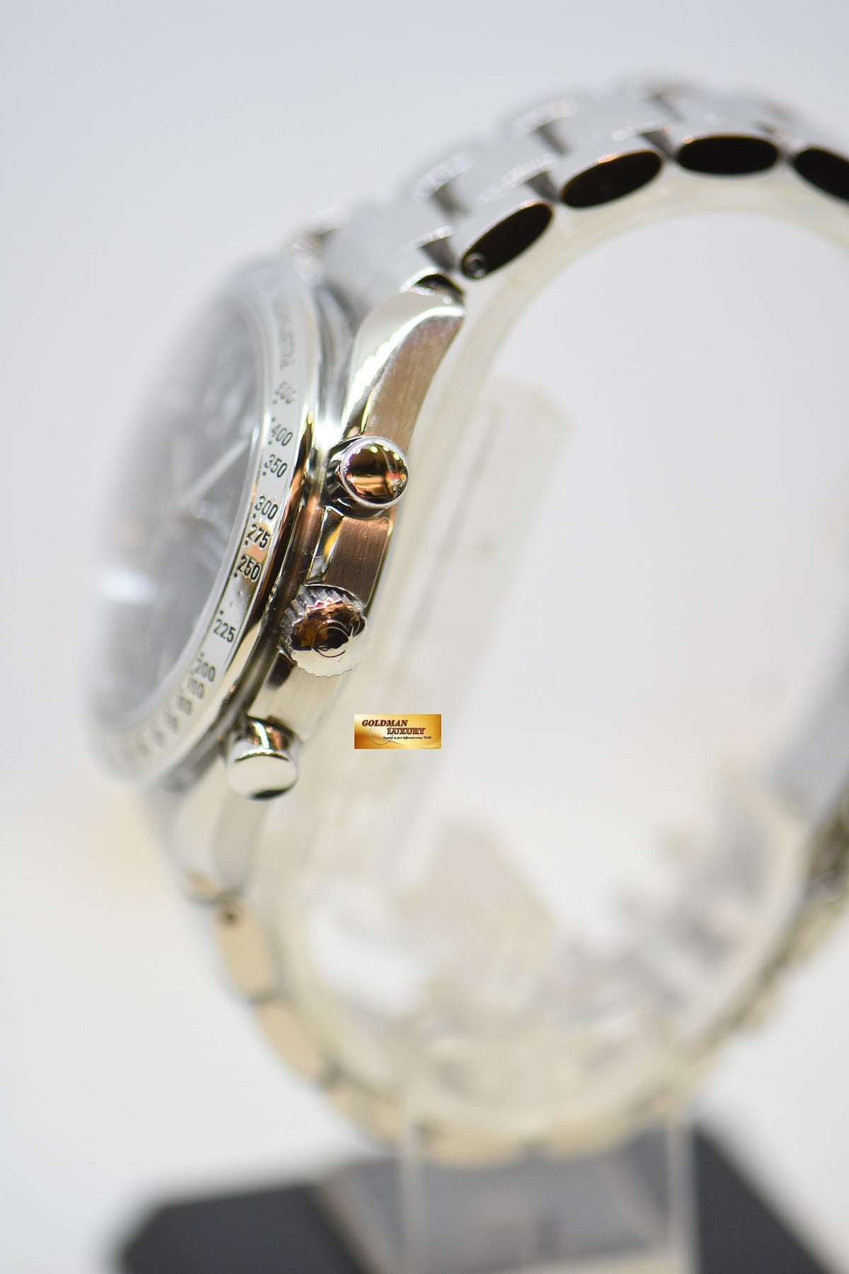 [SOLD] OMEGA SPEEDMASTER CHRONOGRAPH TRIPLE-CALENDAR 38mm STEEL IN BRACELET BLUE 3523.8000 (NEAR MINT)