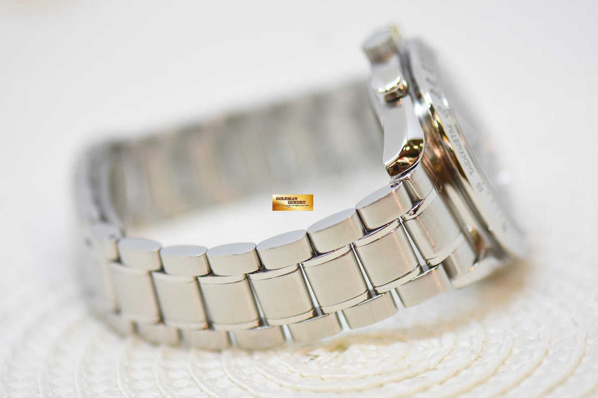 [SOLD] OMEGA SPEEDMASTER CHRONOGRAPH TRIPLE-CALENDAR 38mm STEEL IN BRACELET BLUE 3523.8000 (NEAR MINT)