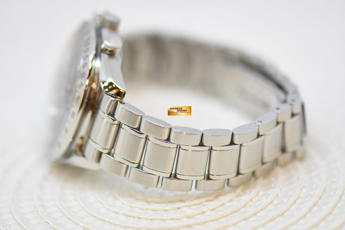 [SOLD] OMEGA SPEEDMASTER CHRONOGRAPH TRIPLE-CALENDAR 38mm STEEL IN BRACELET BLUE 3523.8000 (NEAR MINT)