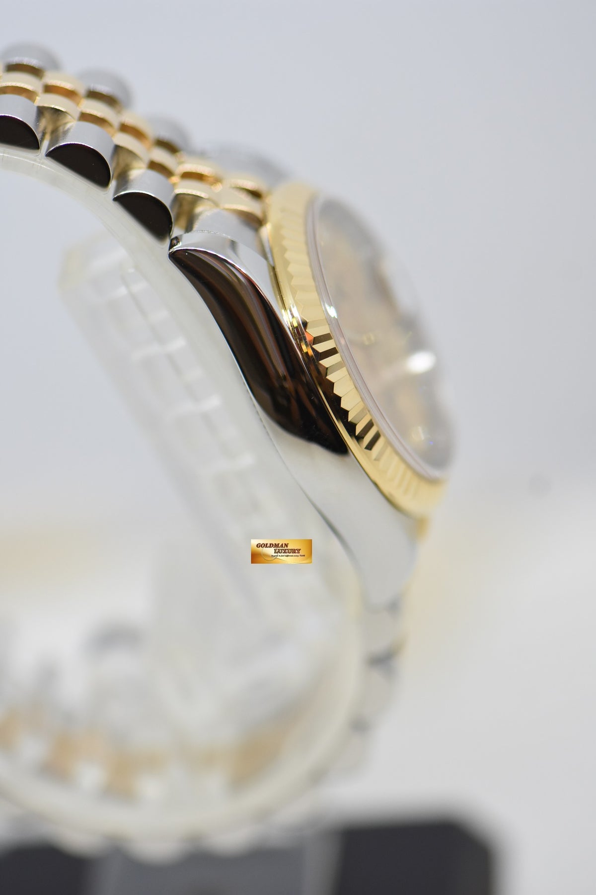 [SOLD] ROLEX OYSTER PERPETUAL DATEJUST 31mm GOLD /  STEEL IN JUBILEE BRACELET GOLD COMPUTER DIAMOND DIAL AUTOMATIC 178273 (MINT)