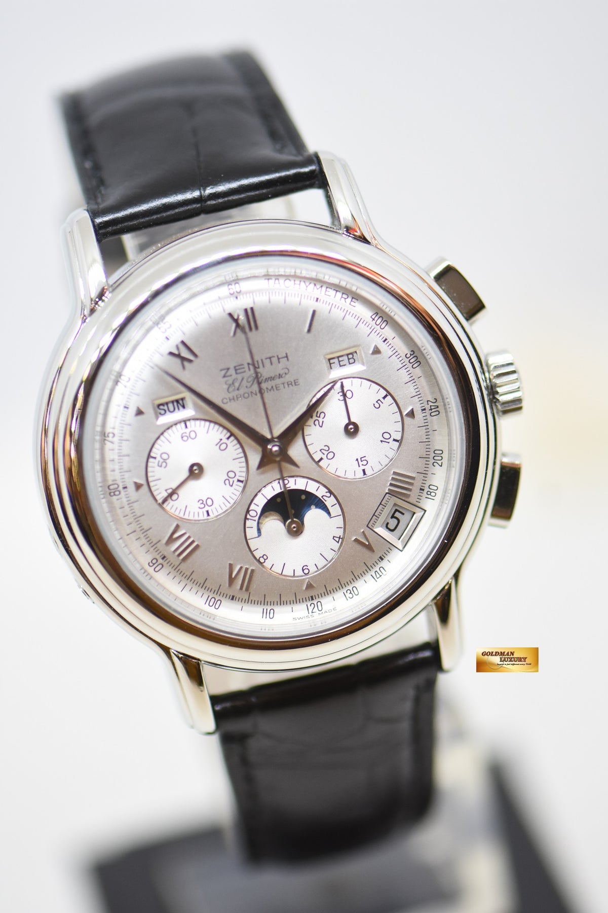 [SOLD] ZENITH EL PRIMERO CHRONOMASTER 39mm MOONPHASE TRIPLE CALENDAR AUTOMATIC 01.0240.410 (MINT)